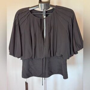 Tadashi Shoji Black Blouse Size 16